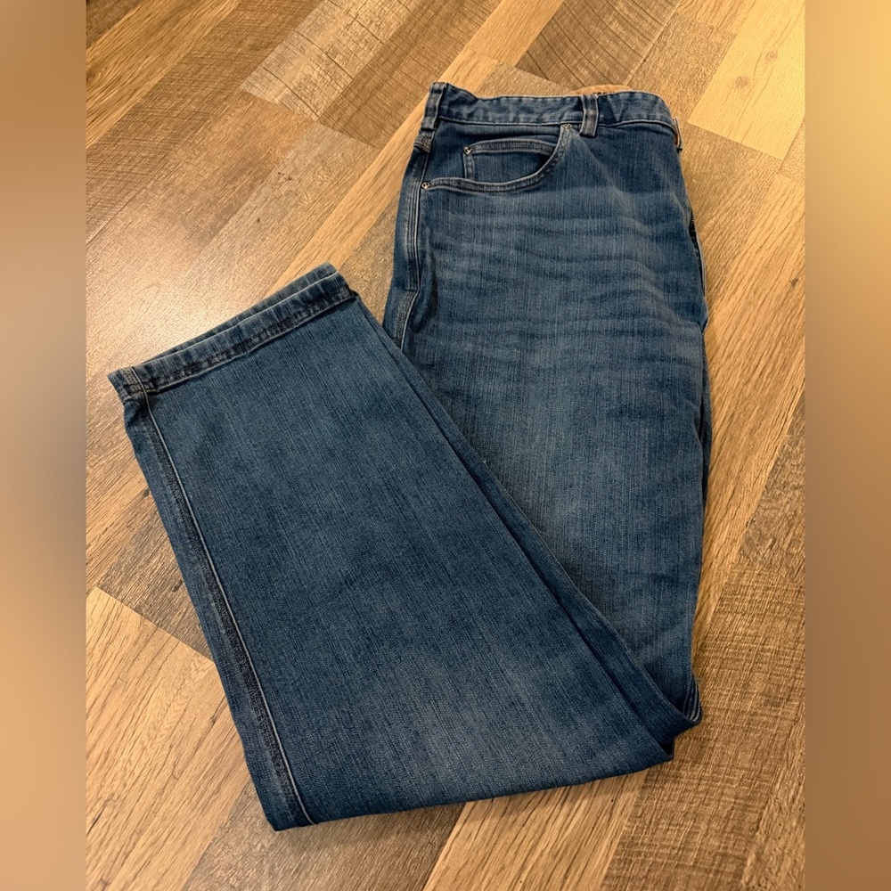 Duluth Trading Ballroom CoolMax Relaxed Fit Jeans Medium Wash 40x34